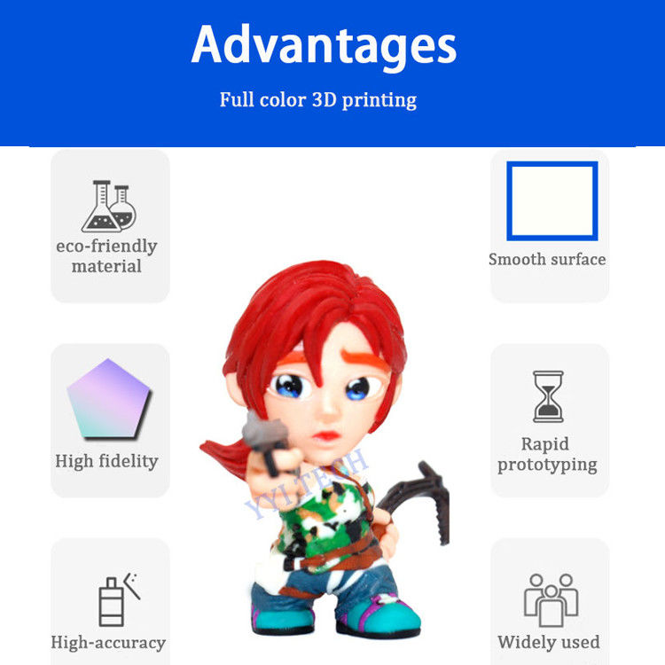레진 재료 의료 프로토타입 STL 파일을 위한 풀 컬러 3D 프린팅 폴리젯